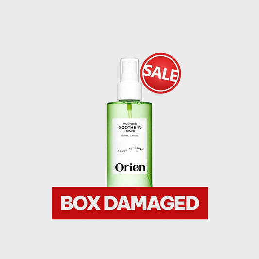 (BOX DAMAGED) Orien Mugwort Soothe In Toner 160ml تونر أورين موغورت المهدئ - Princess Cosmetics Qatar