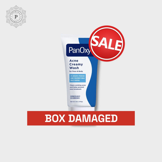 (BOX DAMAGED) PanOxyl Acne Creamy Wash Benzoyl Peroxide 4% Daily Control 170g (العلبة تالفة) غسول بانوكسيل الكريمي لعلاج حب الشباب، بنزويل بيروكسيد 4% للتحكم اليومي - Princess Cosmetics Qatar