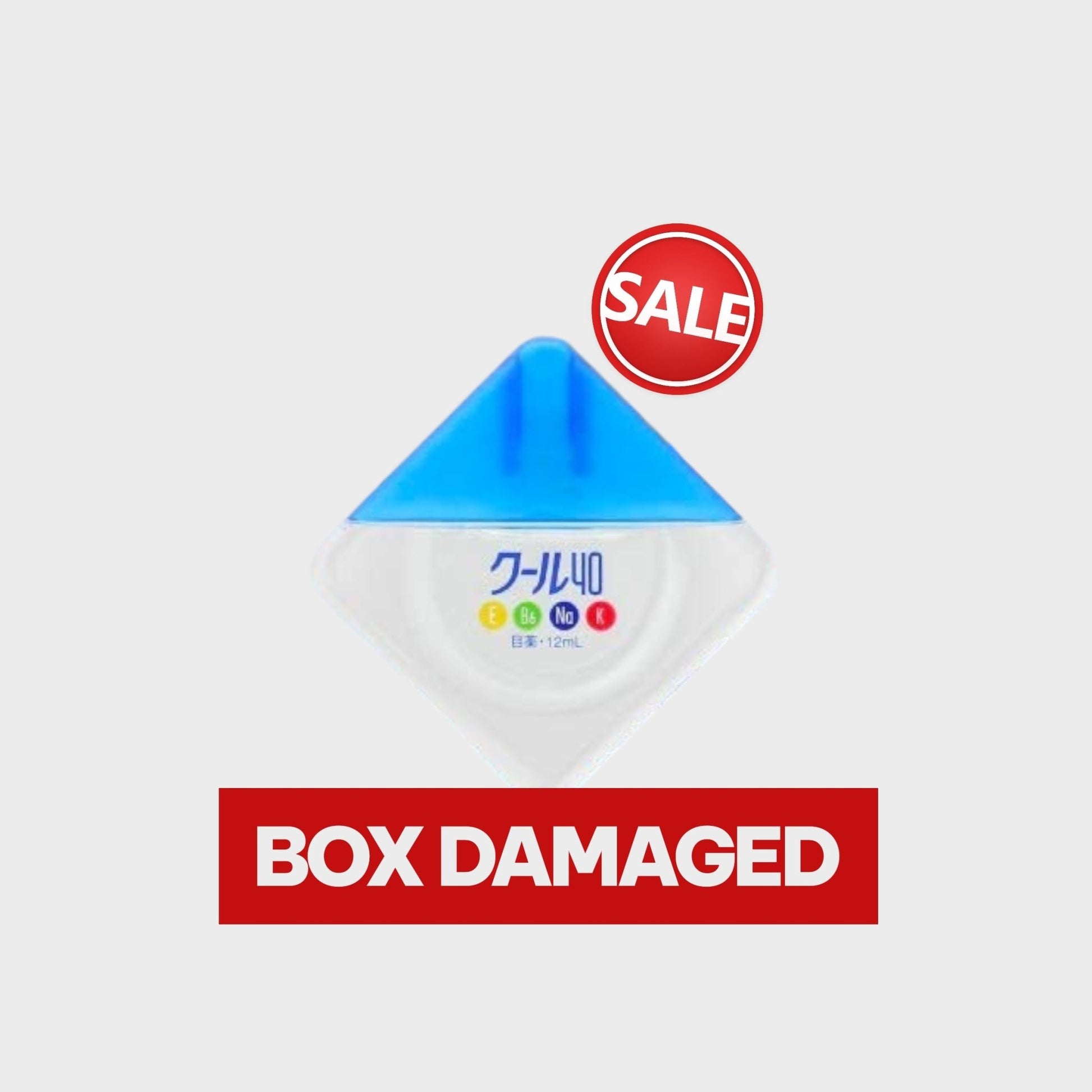 (BOX DAMAGED) Rohto Cool 40a Eye Drops 12ml روهتو كول 40a قطرة للعين - Princess Cosmetics Qatar