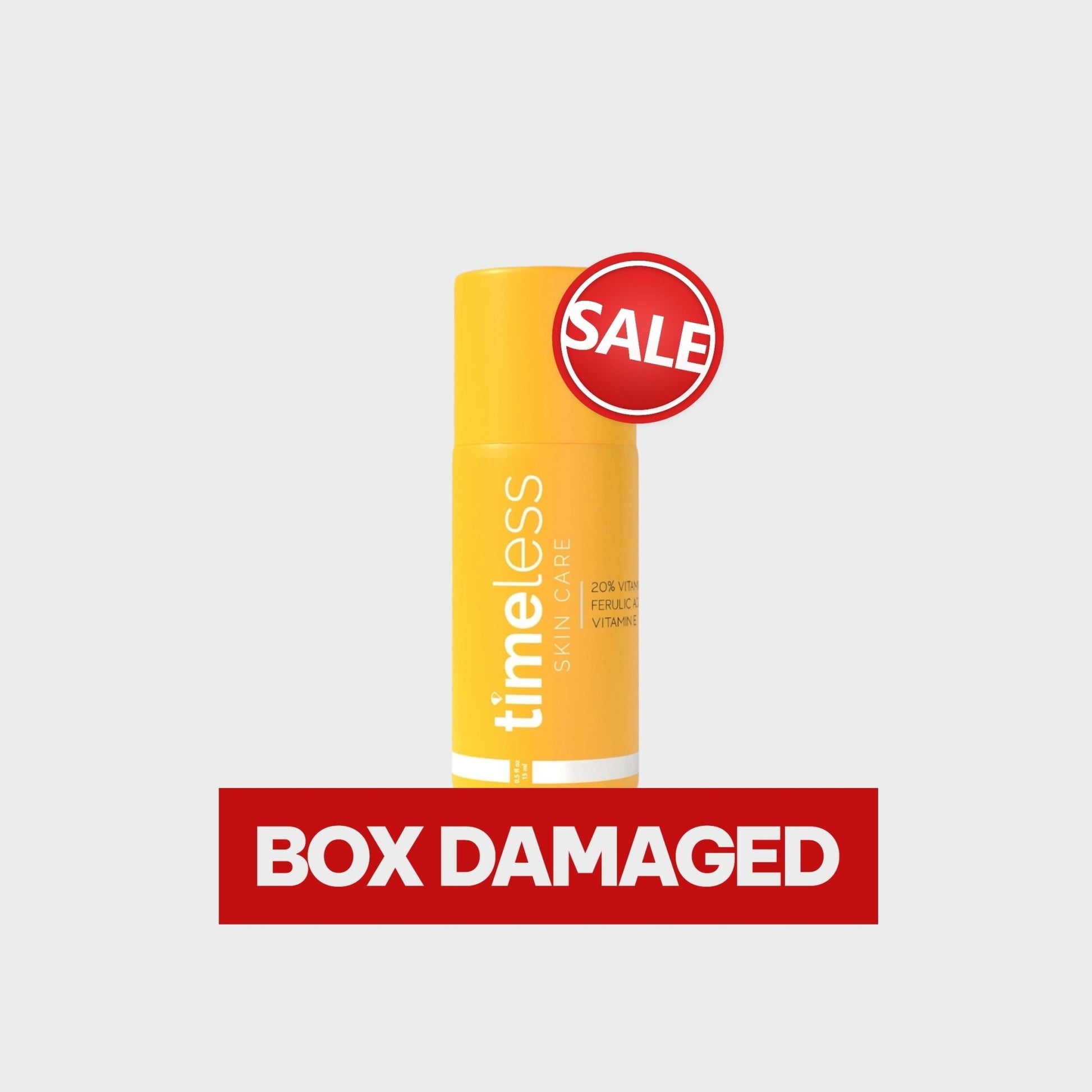 (BOX DAMAGED) Timeless 20% Vitamin C + E Ferulic Acid Serum 30ml سيروم تايمليس بتركيبة 20٪ فيتامين C + فيتامين E وحمض الفيروليك - Princess Cosmetics Qatar