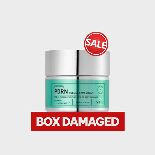 (BOX DAMAGED) VT Cosmetics PDRN Reedle Shot Cream 50ml كريم ريدل شوت من في تي كوزماتيكس PDRN - Princess Cosmetics Qatar