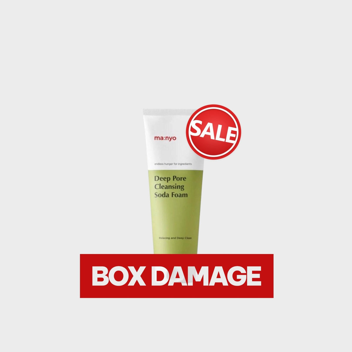 (BOX FADED) Manyo Deep Pore Cleansing Soda Foam 150ml رغوة الصودا لتنظيف المسام العميقة من مانيو - Princess Cosmetics Qatar