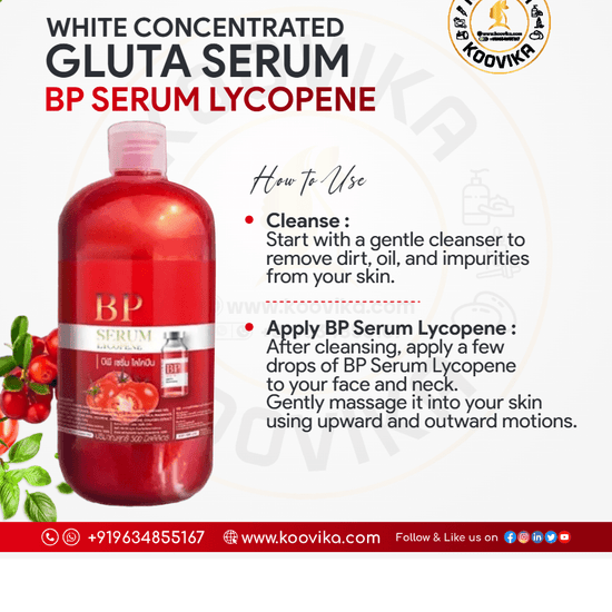 BP Serum Lycopene 500ml الليكوبين في مصل الدم - Princess Cosmetics Qatar