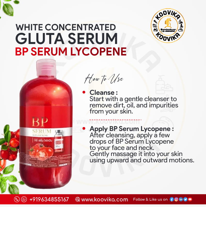 BP Serum Lycopene 500ml الليكوبين في مصل الدم - Princess Cosmetics Qatar