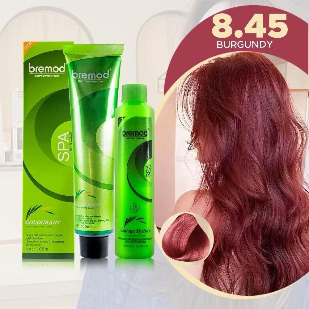 Bremod Hair Color with 9% Oxidizer صبغة شعر بريمود مع مؤكسد بنسبة 9% - Princess Cosmetics Qatar