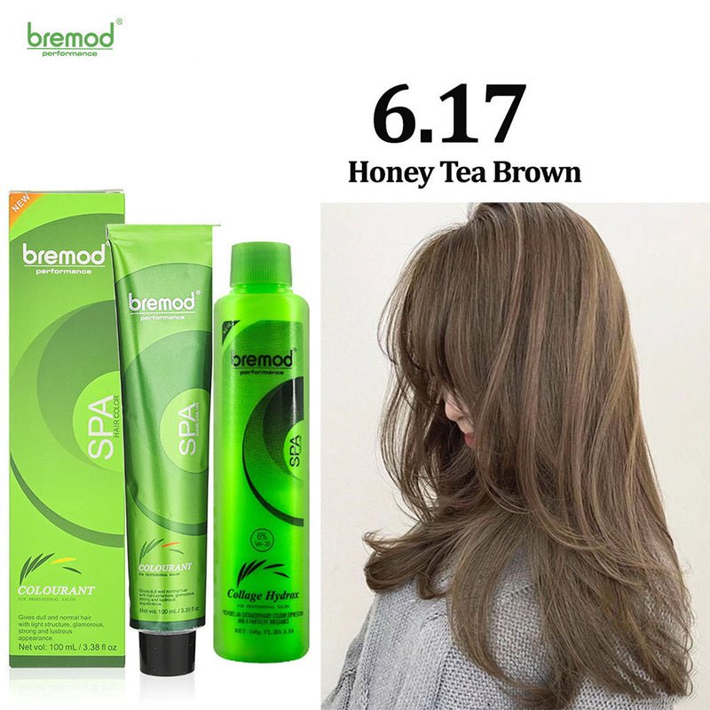 Bremod Hair Color with 9% Oxidizer صبغة شعر بريمود مع مؤكسد بنسبة 9% - Princess Cosmetics Qatar