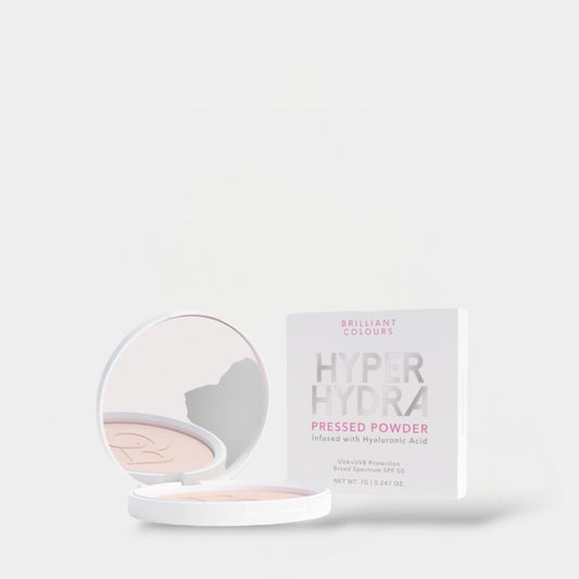 Brilliant Skin Hyper Hydra Pressed Powder 7g بودرة مضغوطة هايبر هايدر للبشرة من بريليانت سكين - Princess Cosmetics Qatar