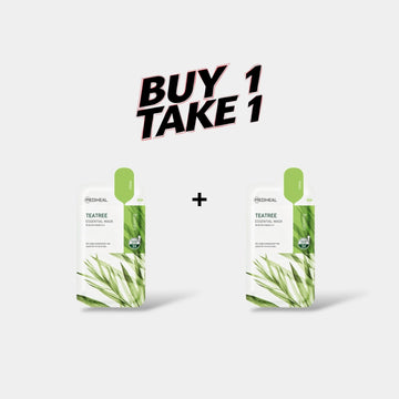 (BUY 1 GET 1) Mediheal Tea Tree Essential Mask. قناع شجرة الشاي الأساسي من ميديهيل - Princess Cosmetics Qatar