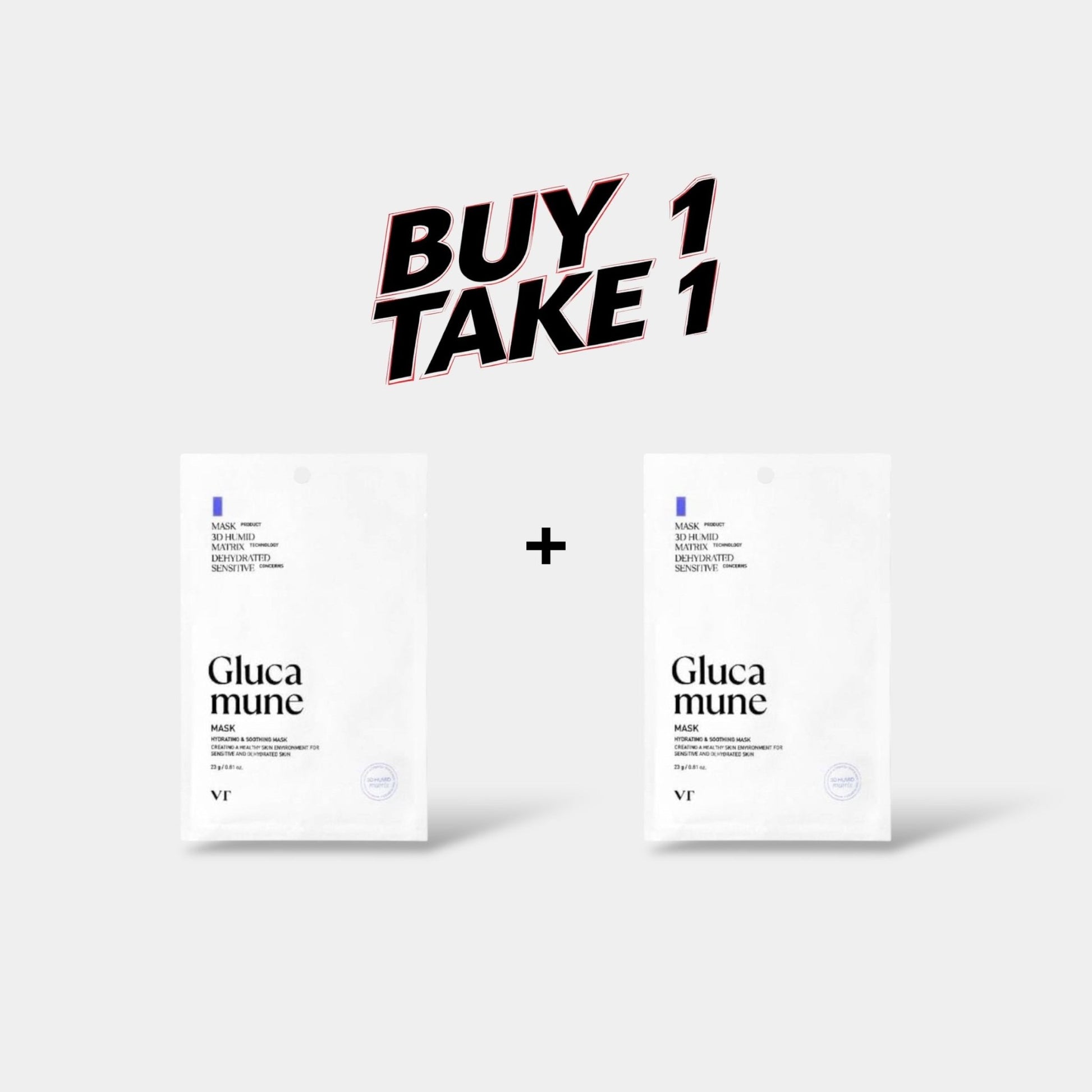 (BUY 1 GET 1) VT Cosmetics Glucamune Mask قناع الجلوكامون من مستحضرات التجميل في تي - Princess Cosmetics Qatar