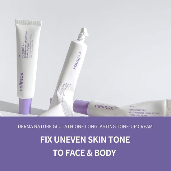 Celimax Derma Nature Glutathione Long Lasting Tone - Up Cream 35ml كريم سيليماكس ديرما ناتشر جلوتاثيون لتفتيح البشرة طويل الأمد - Princess Cosmetics Qatar