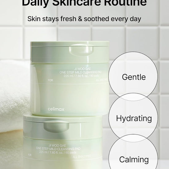 Celimax JIWOOGAE One Step Mild Cleansing Pad (60 Pads) وسادة تنظيف لطيفة بخطوة واحدة من سيليماكس جيووجاي - Princess Cosmetics Qatar