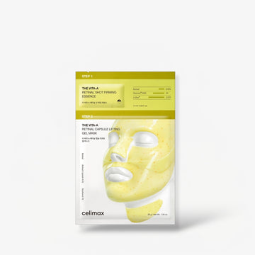 Celimax The Vita-A Retinal Shot Tightening 2-Step Gel Mask (1 Sheet) قناع جل سيليماكس ذا فيتا-أ ريتينال شوت لشدّ الشبكية بخطوتين - Princess Cosmetics Qatar
