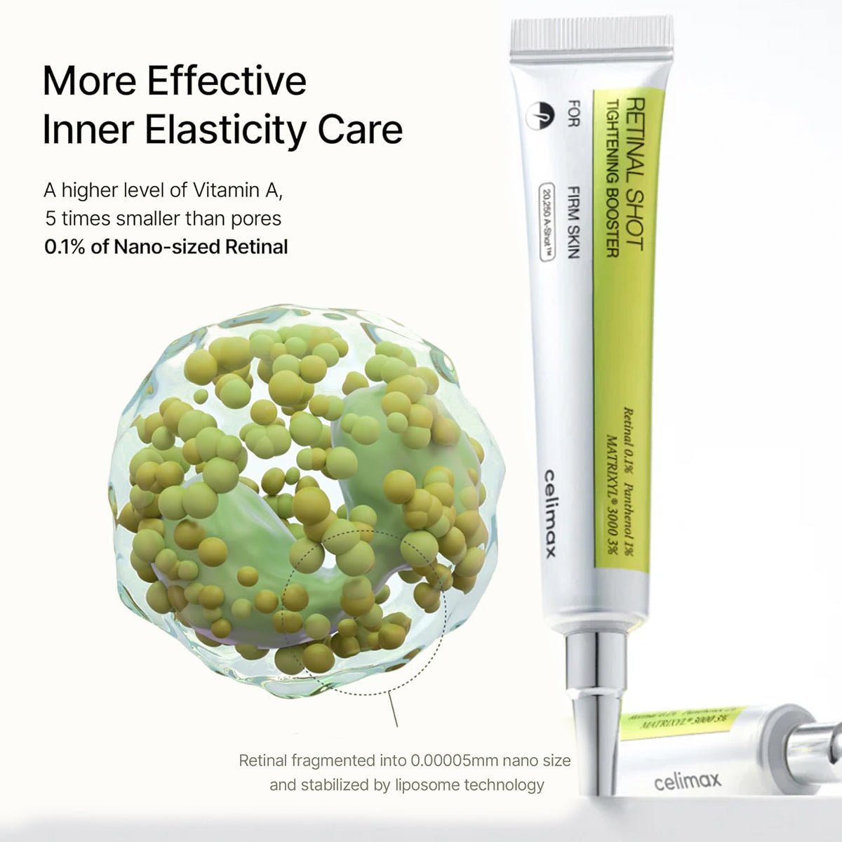 Celimax The Vita A Retinal Shot Tightening Booster 15ml سيلماكس ال Vita - A الشبكية بالرصاص تشديد الداعم - Princess Cosmetics Qatar