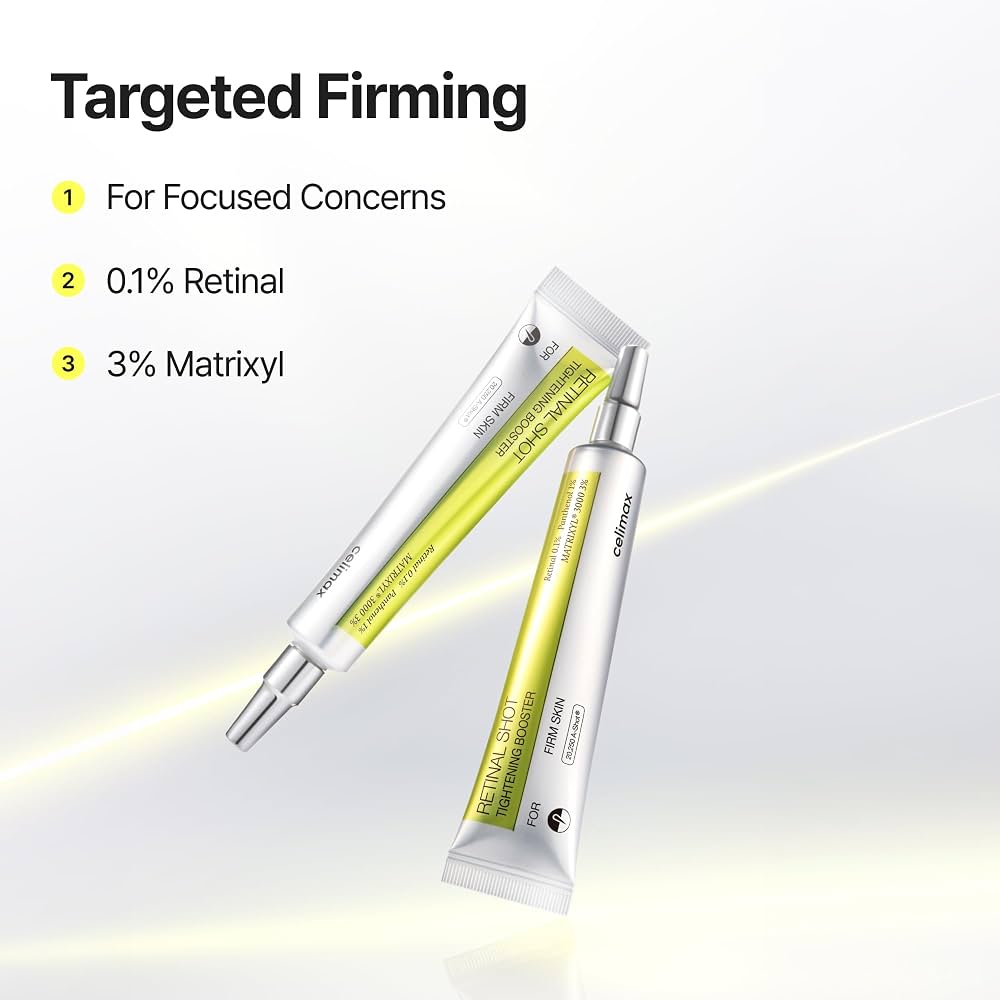Celimax The Vita-A Retinol + Retinal Shot Tightening Serum & Booster Set سيليماكس ذا فيتا-إيه ريتينول + ريتينال شوت – مجموعة سيروم وبوستر لشد البشرة - Princess Cosmetics Qatar