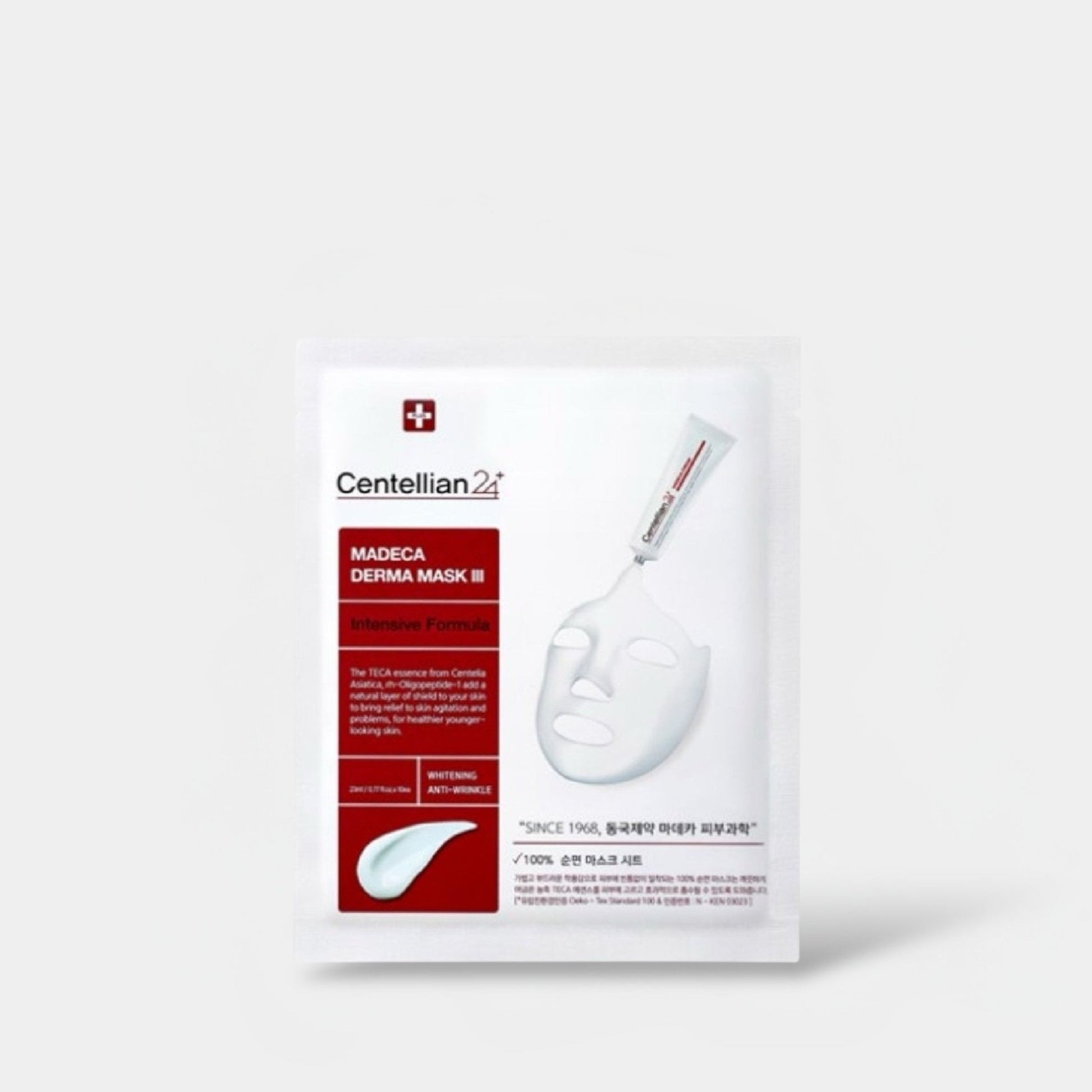 Centellian24 Madeca Derma Mask III Intensive Formula (1 Sheet) قناع ديرما ماديكا الثالث من سنتيليان24 بتركيبة مكثفة - Princess Cosmetics Qatar