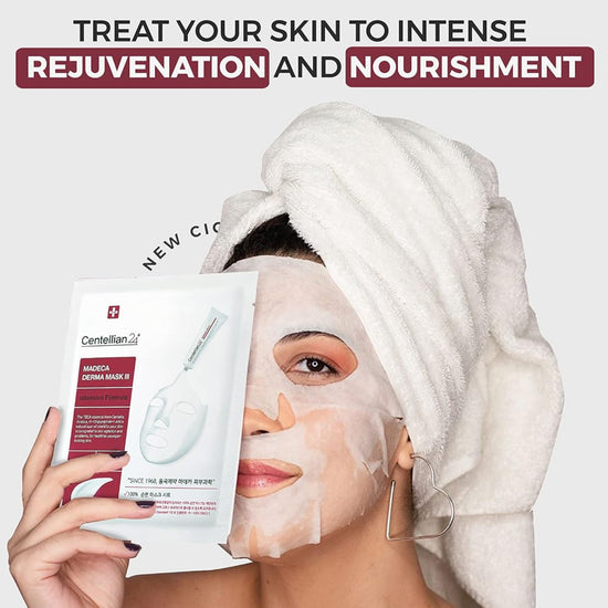 Centellian24 Madeca Derma Mask III Intensive Formula (1 Sheet) قناع ديرما ماديكا الثالث من سنتيليان24 بتركيبة مكثفة - Princess Cosmetics Qatar