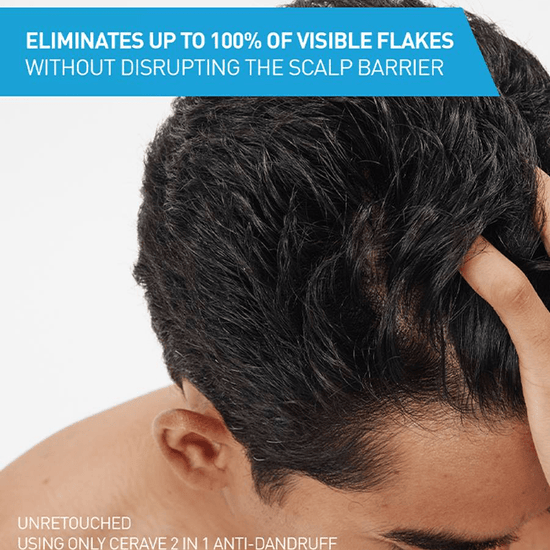 CeraVe 2 - in - 1 Hydrating Anti Dandruff Shampoo And Conditioner 355ml شامبو وبلسم سيرافي ٢ في ١ مرطب ومضاد للقشرة - Princess Cosmetics Qatar