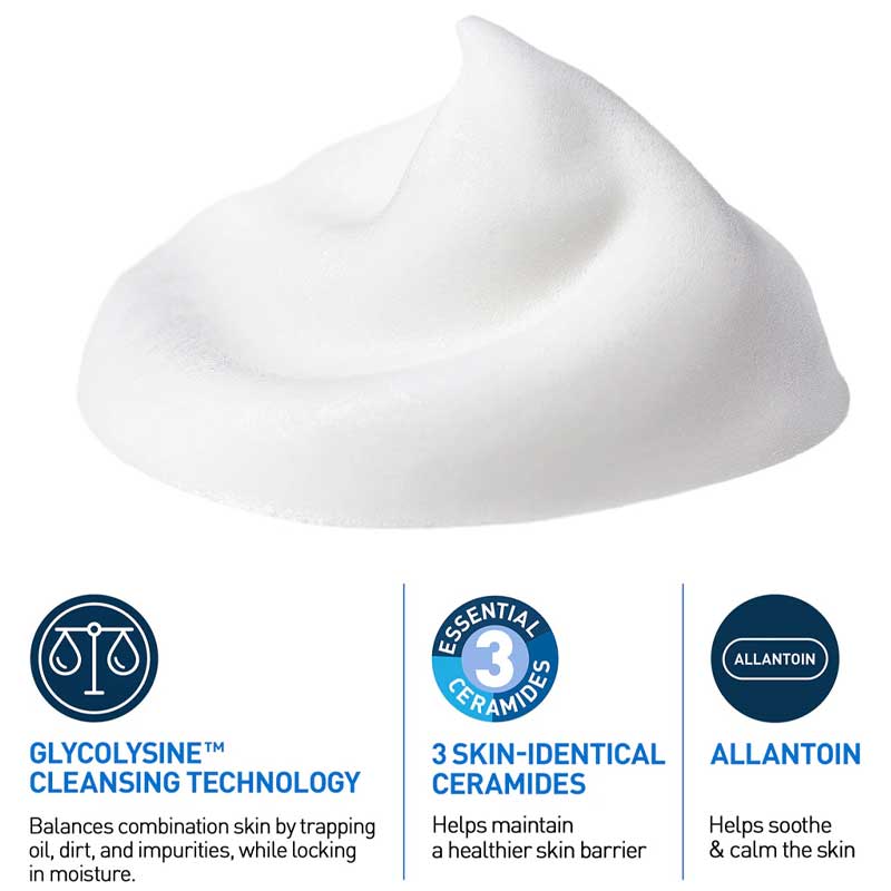 Cerave Balancing Air Foam Cleanser 148ml منظف رغوة الهواء المتوازن سيرافي - Princess Cosmetics Qatar