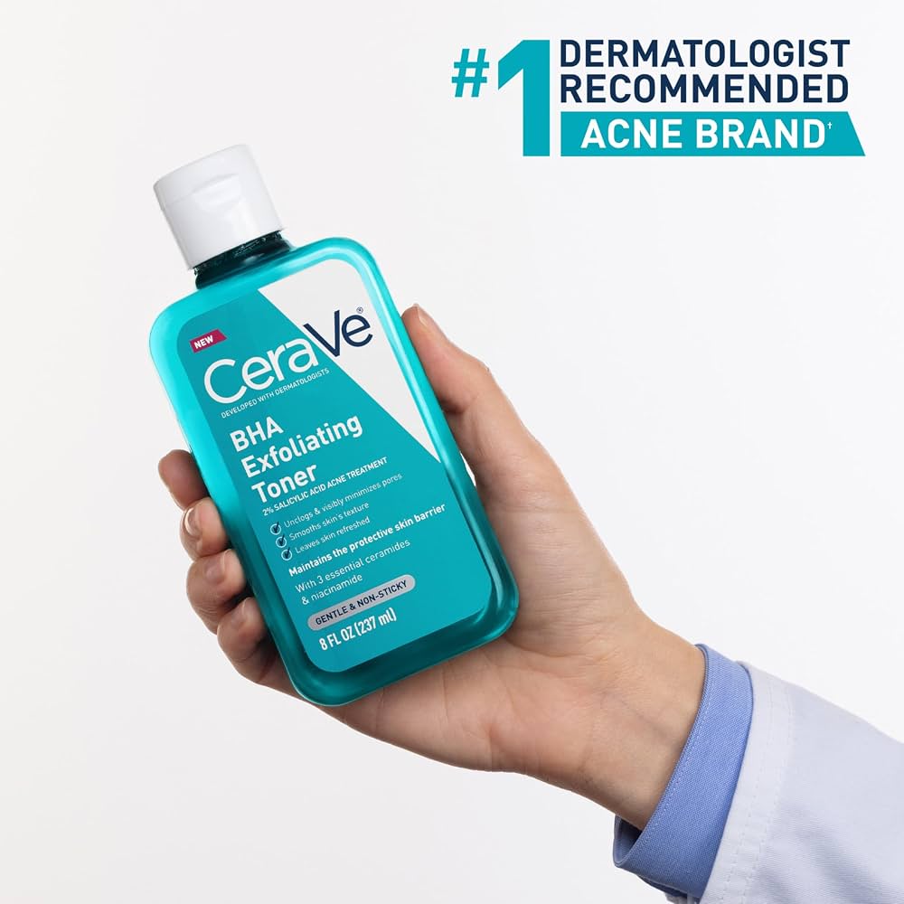 Cerave BHA Exfoliating Toner 237ml تونر سيرافي المقشر بحمض بيتا هيدروكسي - Princess Cosmetics Qatar