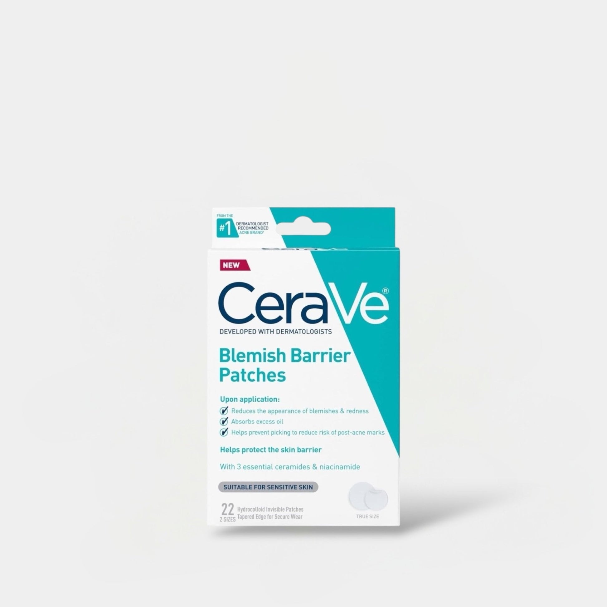 Cerave Blemish Barrier Patches (22 Patches) رقعة سيراف الواقية من العيوب - Princess Cosmetics Qatar