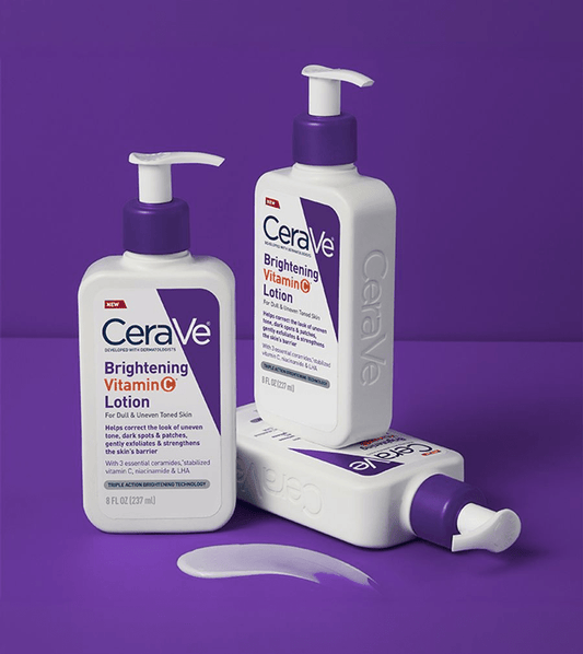 Cerave Brightening Vitamin C Lotion 237ml لوشن سيرافي لتفتيح البشرة بفيتامين سي - Princess Cosmetics Qatar