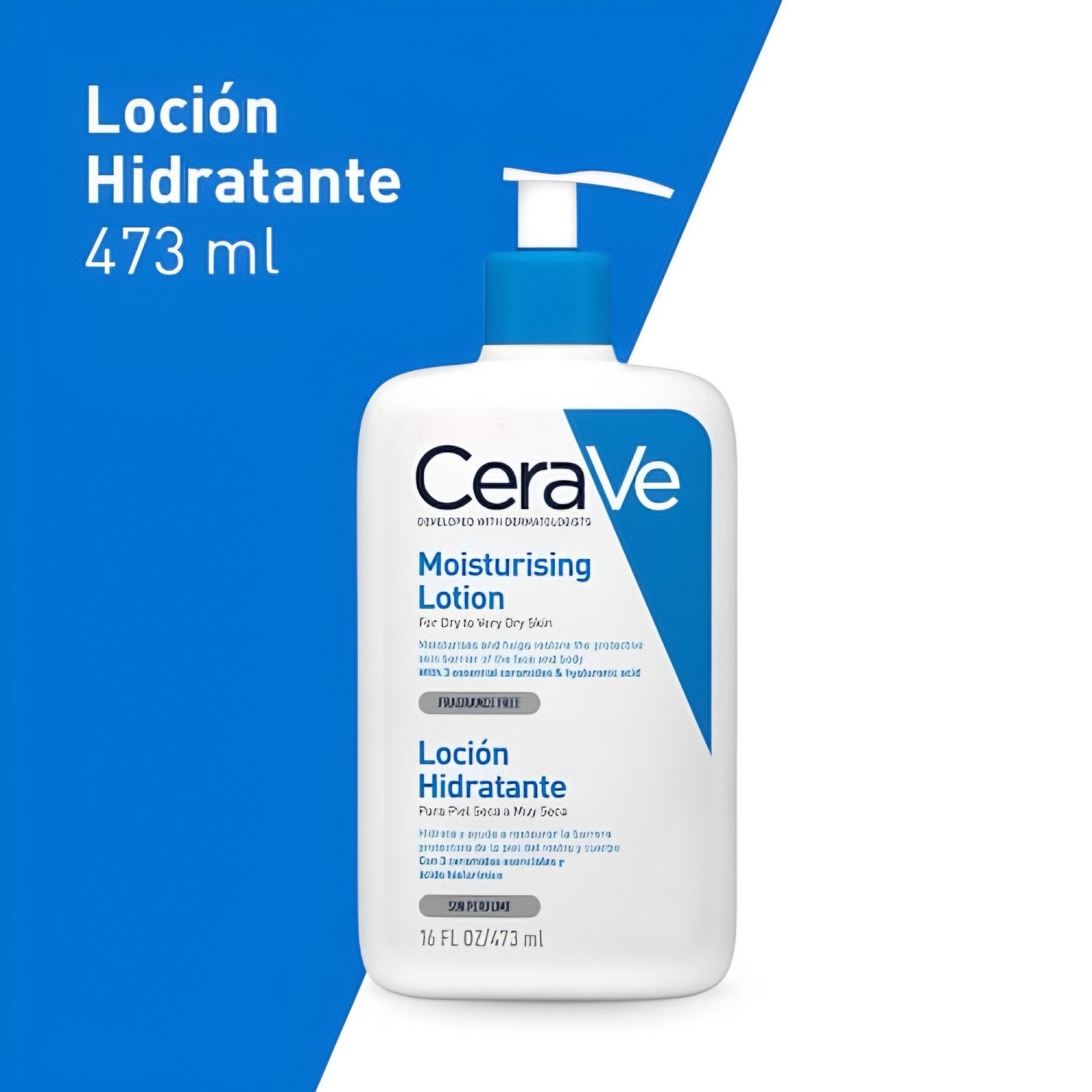 Cerave Daily Moisturizing Lotion (2 size) - Dry to Very Dry skin. لوشن الترطيب اليومي من سيرافي (مقاسين) - للبشرة الجافة إلى الجافة جدًا - Princess Cosmetics Qatar