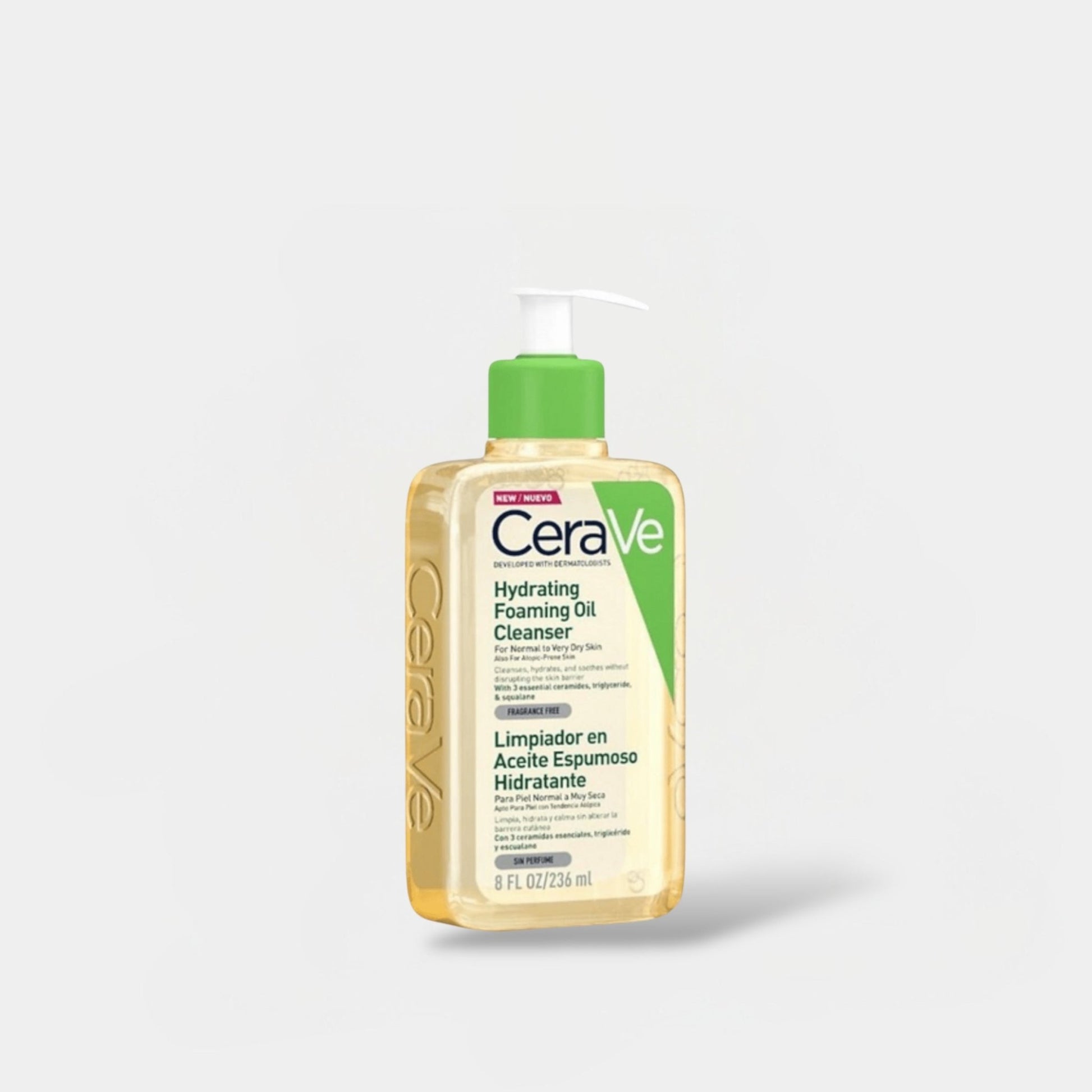 Cerave Hydrating Foaming Oil Cleanser 236ml منظف زيتي رغوي مرطب من سيرافي - Princess Cosmetics Qatar