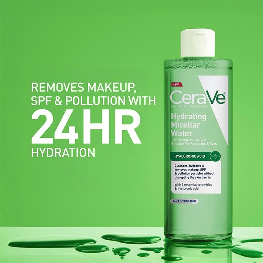 Cerave Hydrating Micellar Water 400ml ماء ميسيلار مرطب من سيرافي - Princess Cosmetics Qatar