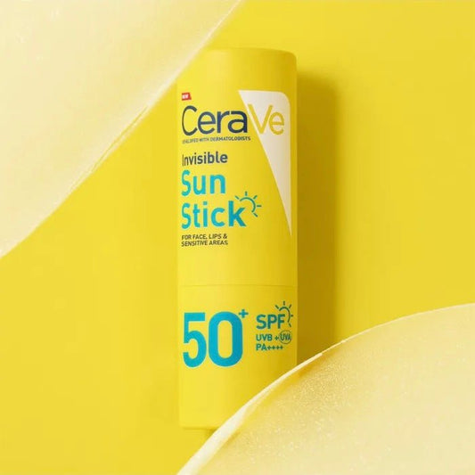 Cerave Invisible Sun Stick SPF50+ 8g سيرافي ستيك واقي شمس غير مرئي بمعامل حماية SPF50+ - Princess Cosmetics Qatar