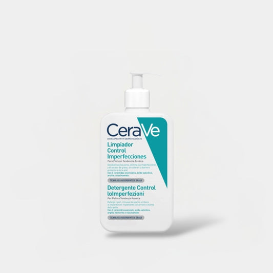 Cerave Limpiador Control Imperfecciones/ Blemish Control Cleanser 236ml سيراف ليمبيادور التحكم في العيوب/منظف للتحكم في العيوب - Princess Cosmetics Qatar