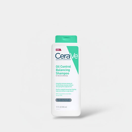 CeraVe Oil Control Balancing Shampoo 355ml شامبو سيرافي للتحكم في الزيوت وموازنة الزيوت - Princess Cosmetics Qatar