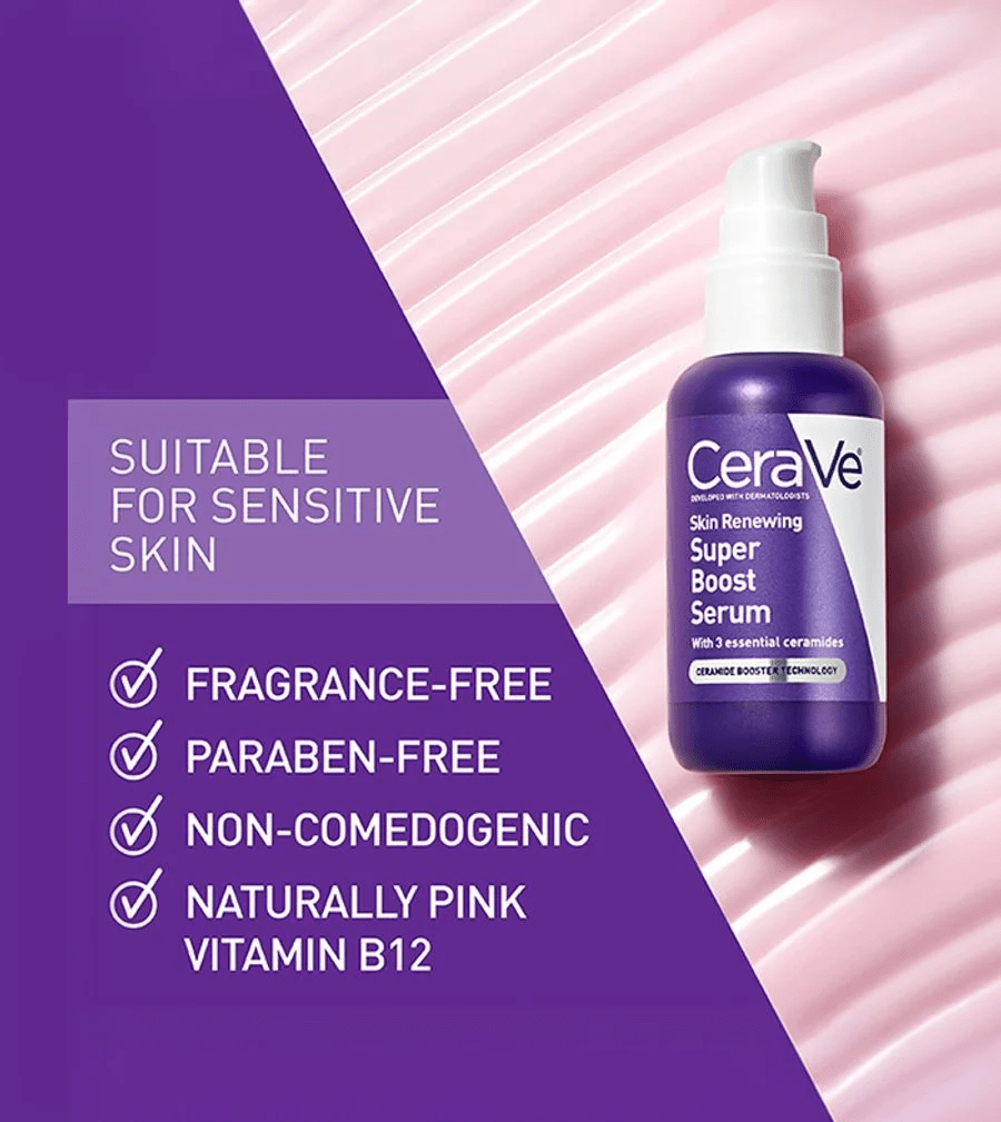 Cerave Skin Renewing Super Boost Serum 50ml سيروم سيرافي سكين رينيوينغ سوبر بوست - Princess Cosmetics Qatar