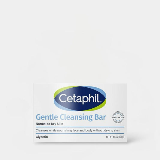 Cetaphil Gentle Cleansing Bar 4.5oz صابونة سيتافيل للتنظيف اللطيف - Princess Cosmetics Qatar