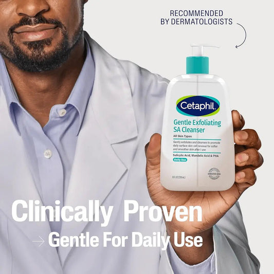Cetaphil Gentle Exfoliating SA Cleanser 236ml منظف سيتافيل اللطيف للتقشير SA - Princess Cosmetics Qatar