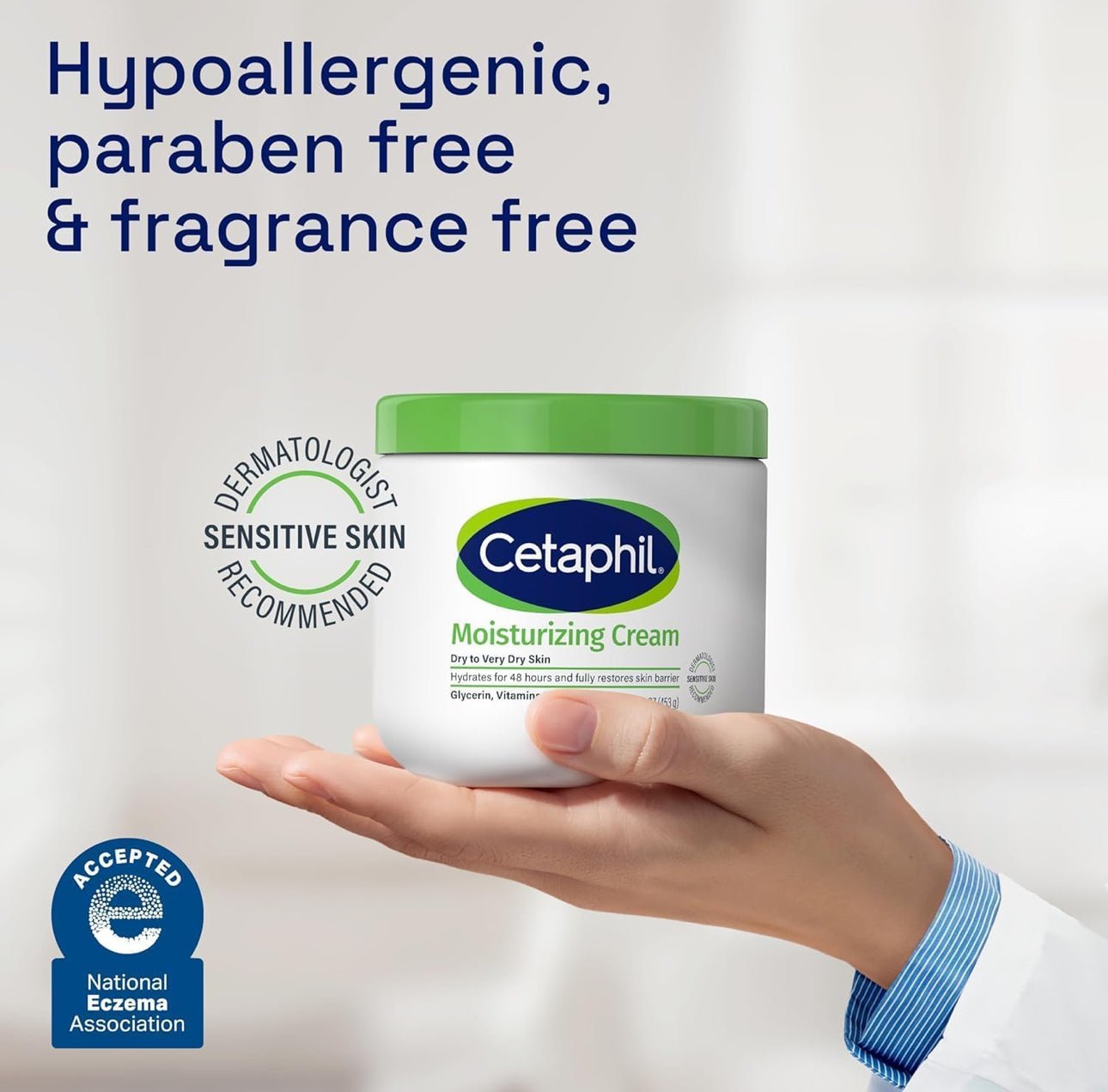 Cetaphil Moisturizing Cream سيتافيل كريم مرطب - Princess Cosmetics Qatar