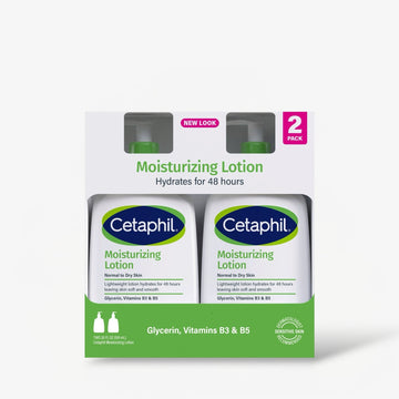 Cetaphil Moisturizing Lotion Set (591ml x 2pcs) مجموعة لوشن سيتافيل المرطب - Princess Cosmetics Qatar