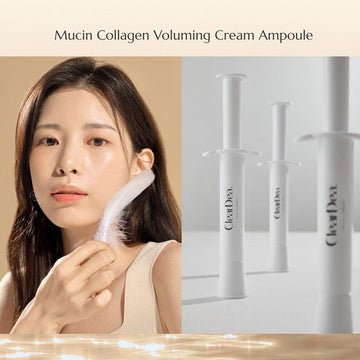 clear dea glutathione ClearDea Mucin Collagen Volumizing Cream Ampoule (4mlx5ea) أمبولة كريم – Princess Cosmetics Qatar