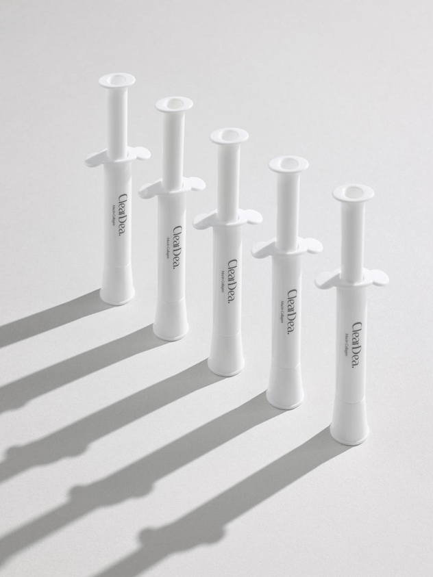 ClearDea Mucin Collagen Volumizing Cream Ampoule (4mlx5ea) أمبولة كريم تكثيف الكولاجين والميوسين من كلير ديا - Princess Cosmetics Qatar