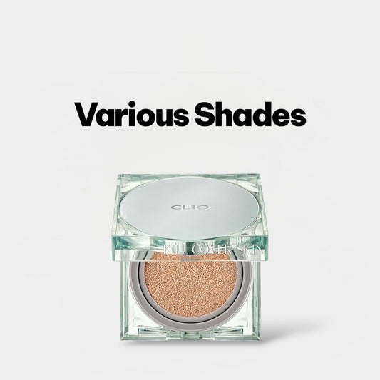 Clio Kill Cover Skin Fixer Cushion 15g + Refill وسادة تثبيت البشرة كليو كيل 15 جرام + عبوة إعادة تعبئة - Princess Cosmetics Qatar
