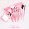 Coringco Sweet Pink Brush Set مجموعة فرش كورينكو باللون الوردي الفاتح - Princess Cosmetics Qatar