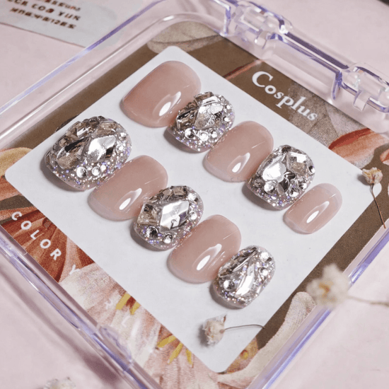 Cosplus Monina Premium Wearable Gel Nail Tips Set مجموعة أطراف أظافر جل قابلة للارتداء من كوسبلس مونينا بريميوم - Princess Cosmetics Qatar