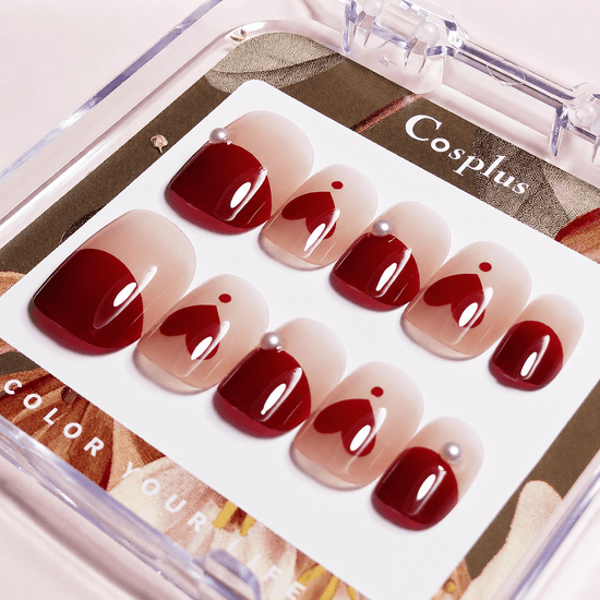 Cosplus Monina Premium Wearable Gel Nail Tips Set مجموعة أطراف أظافر جل قابلة للارتداء من كوسبلس مونينا بريميوم - Princess Cosmetics Qatar