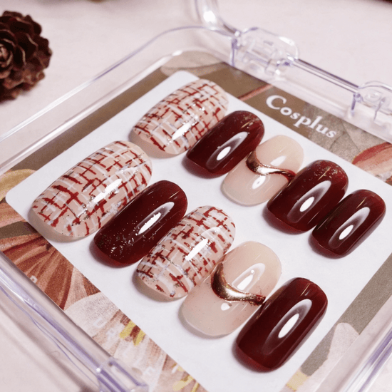 Cosplus Monina Premium Wearable Gel Nail Tips Set مجموعة أطراف أظافر جل قابلة للارتداء من كوسبلس مونينا بريميوم - Princess Cosmetics Qatar