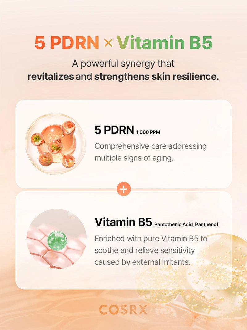 Cosrx 5 PDRN B5 Vital Soothing Toner 280ml تونر كوسركس 5 بي دي آر إن بي 5 المهدئ والحيوي - Princess Cosmetics Qatar