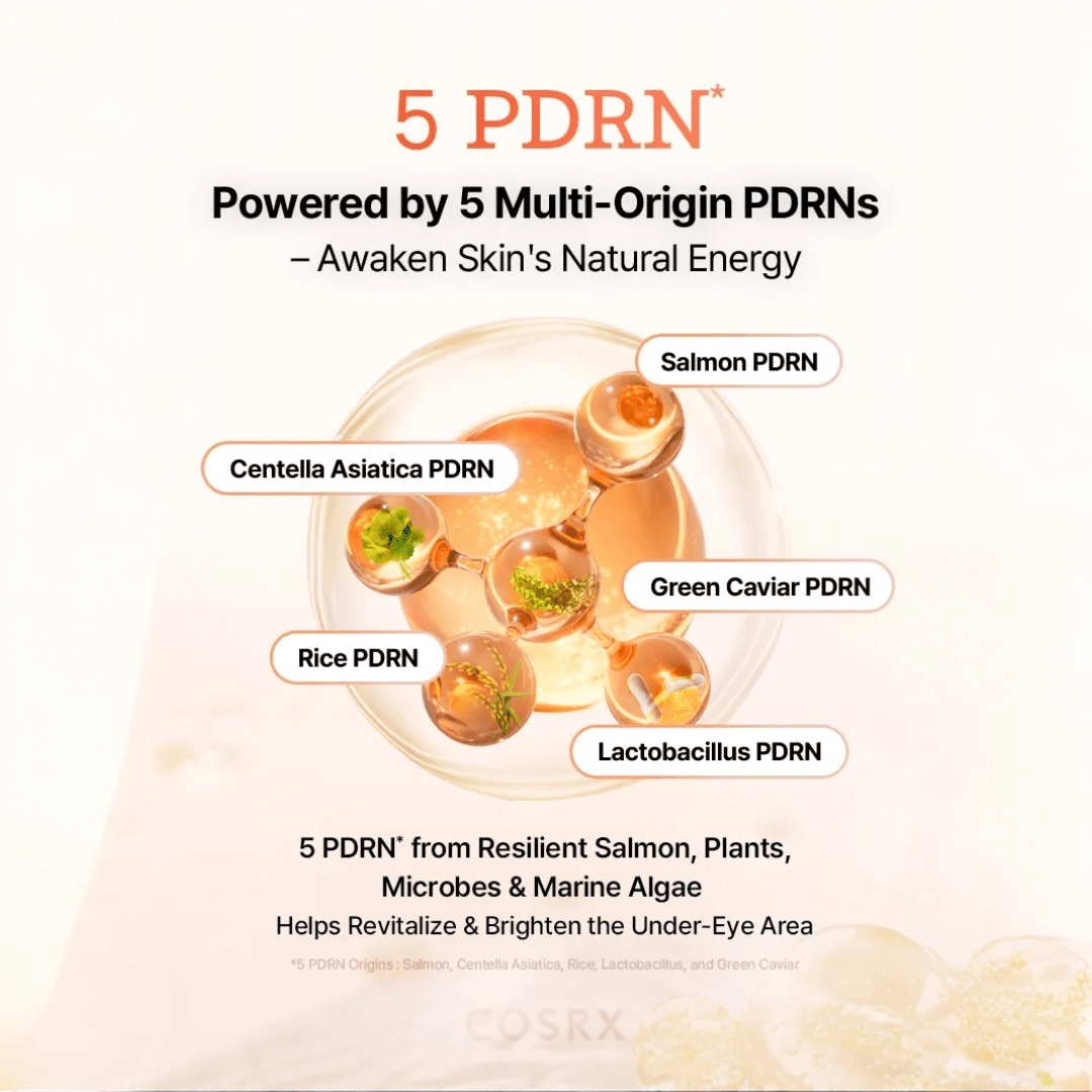 Cosrx 5 PDRN Collagen Vitalizing Hydrogel Eye Patch (60 Patches) لصقة العين الهيدروجيلية المنشطة بالكولاجين Cosrx 5 PDRN - Princess Cosmetics Qatar