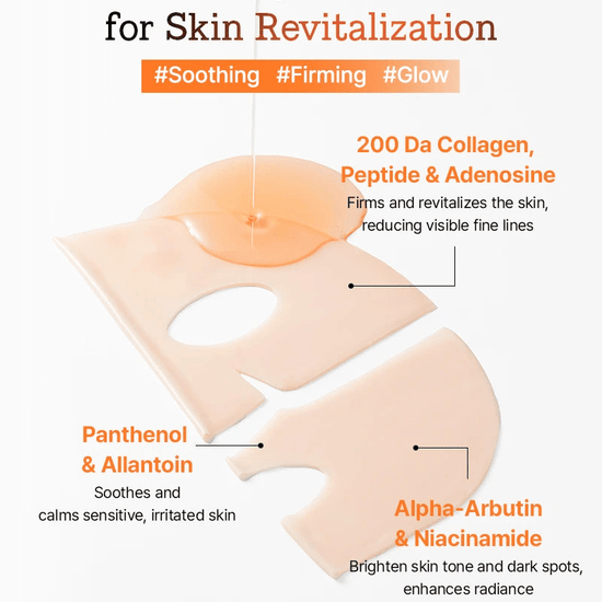 Cosrx 5 PDRN Hyaluronic Acid Vital Hydrating Hydrogel Mask (1 Sheet) قناع هيدروجيل مرطب حيوي بحمض الهيالورونيك من كوسركس 5 PDRN - Princess Cosmetics Qatar