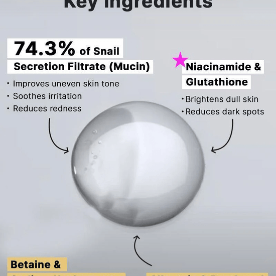 Cosrx Advanced Snail Radiance Dual Essence 80ml كوسركس أدفانسد سنيل راديانس ثنائي الجوهر - Princess Cosmetics Qatar
