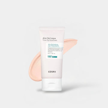 Cosrx Aloe 54.2 Aqua Tone - up Sunscreen 50ml واقي الشمس كوسركس ألو 54.2 أكوا تون أب - Princess Cosmetics Qatar