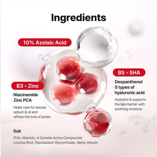 Cosrx Azelaic Acid 10 B5 Redness Soothing Cream 30ml كريم كوسركس بحمض الأزيليك 10% وفيتامين B5 لتهدئة الاحمرار - Princess Cosmetics Qatar