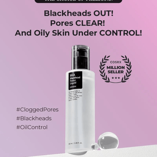 Cosrx BHA Blackhead Power Liquid 100ml سائل طاقة الرؤوس السوداء من كوسركس BHA - Princess Cosmetics Qatar